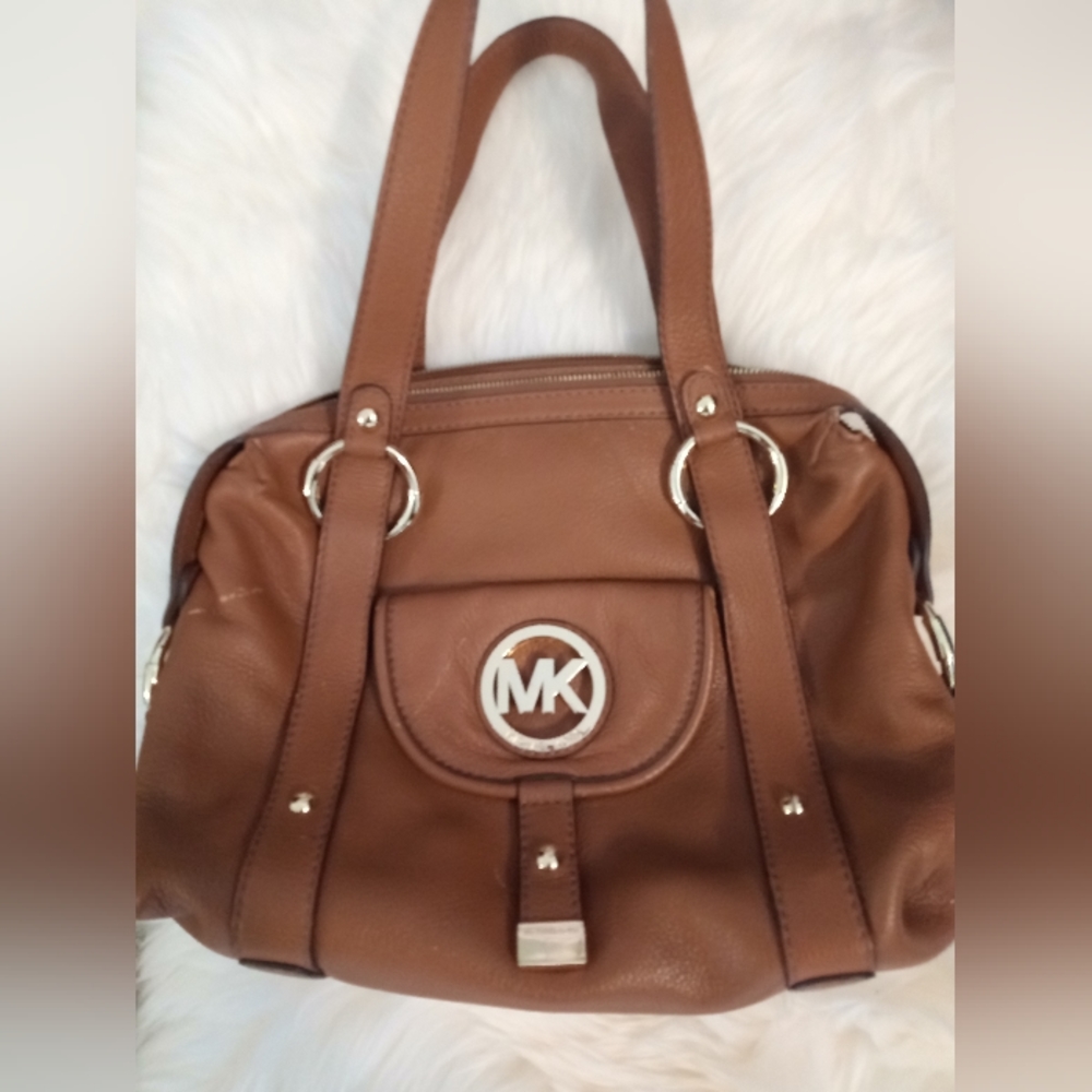 Cognac MK Purse